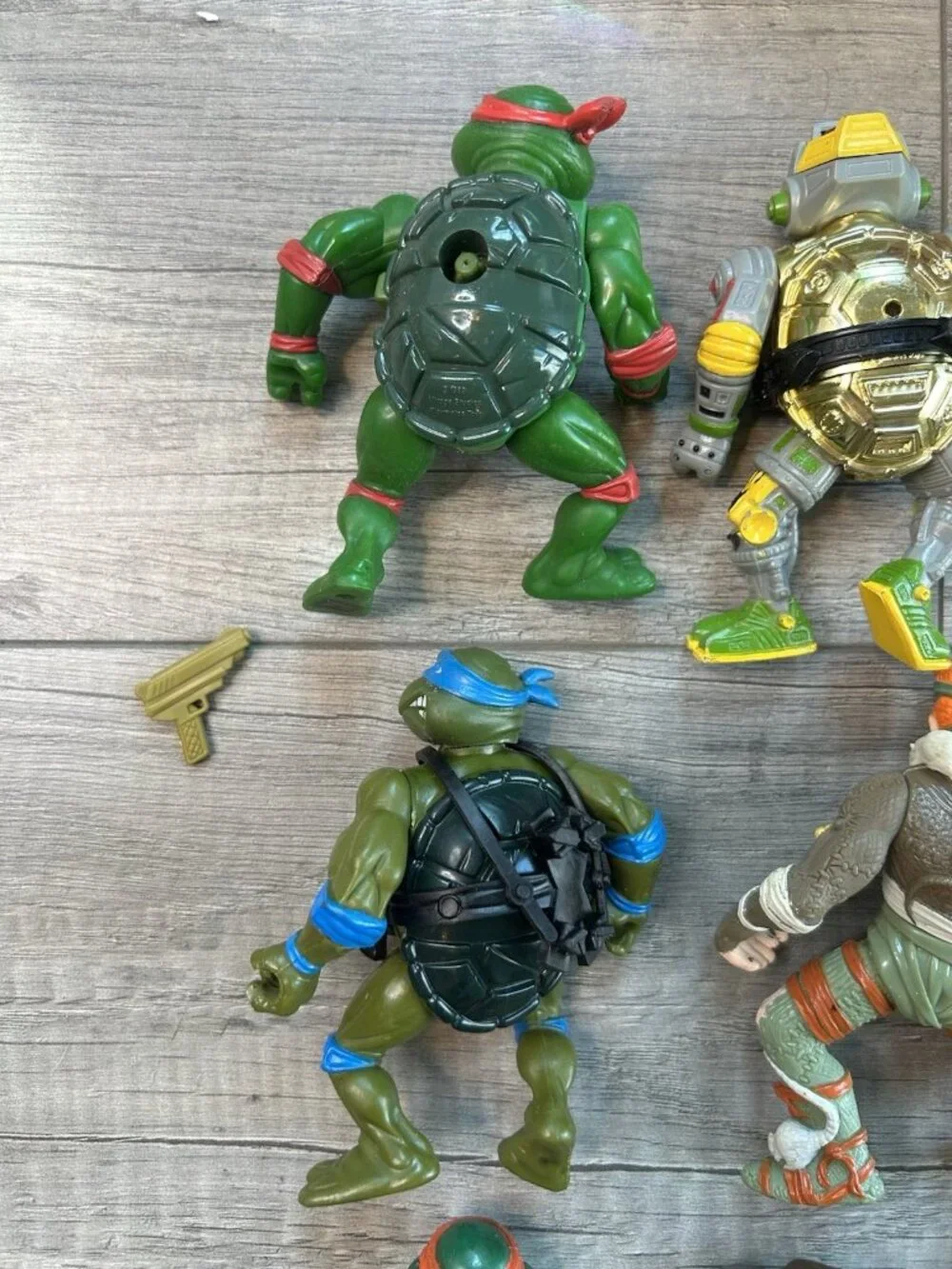 TMNT Teenage Mutant Ninja Turtles Figure Lot w/ Collectors Case Vintage 1988 - Picture 12 of 16